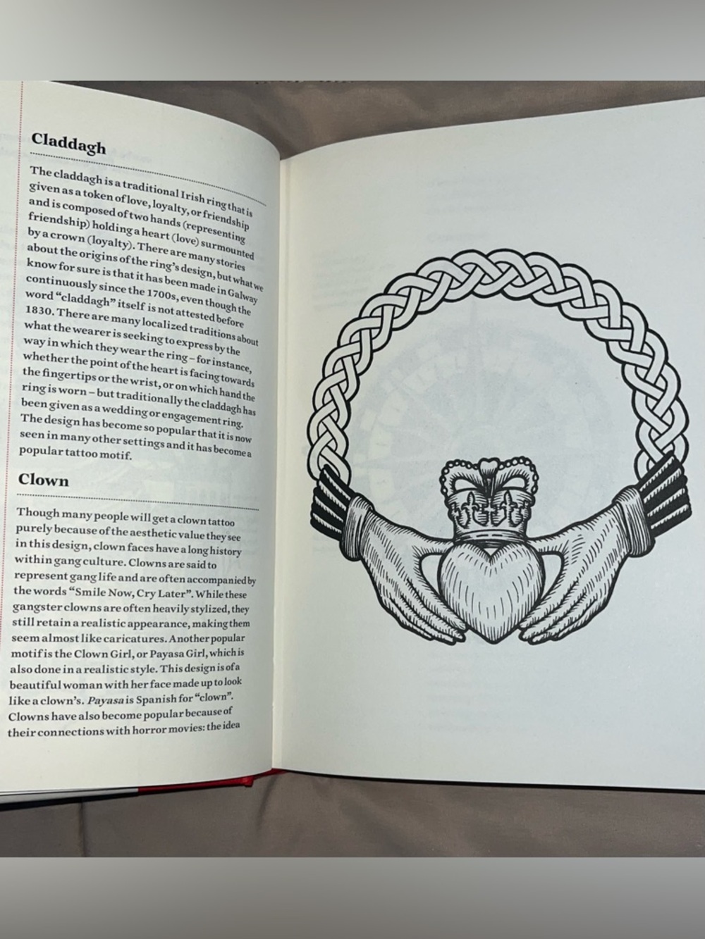 The Tattoo Dictionary Hardcover Book A-Z Guide To The Secret Language Of Tattoos - Picture 7 of 12